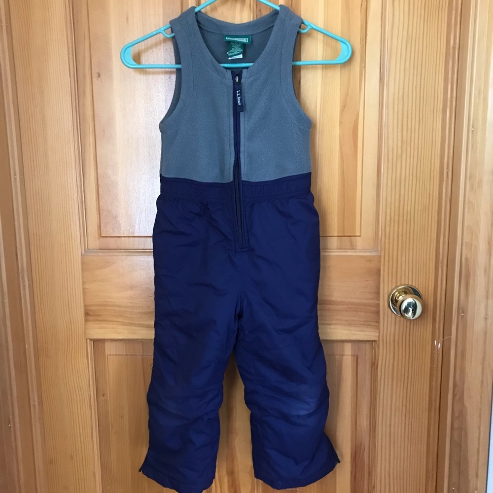 L. L. Bean snow bibs pants - 4T